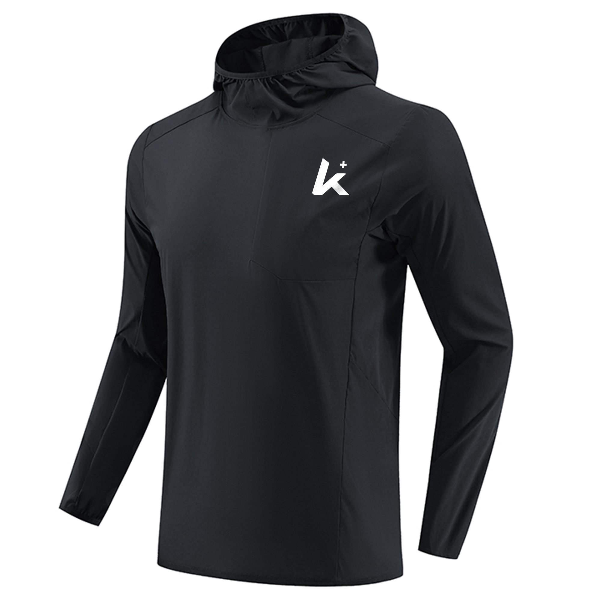 Худи Kawasaki Windbreaker Hoodie (серое)
