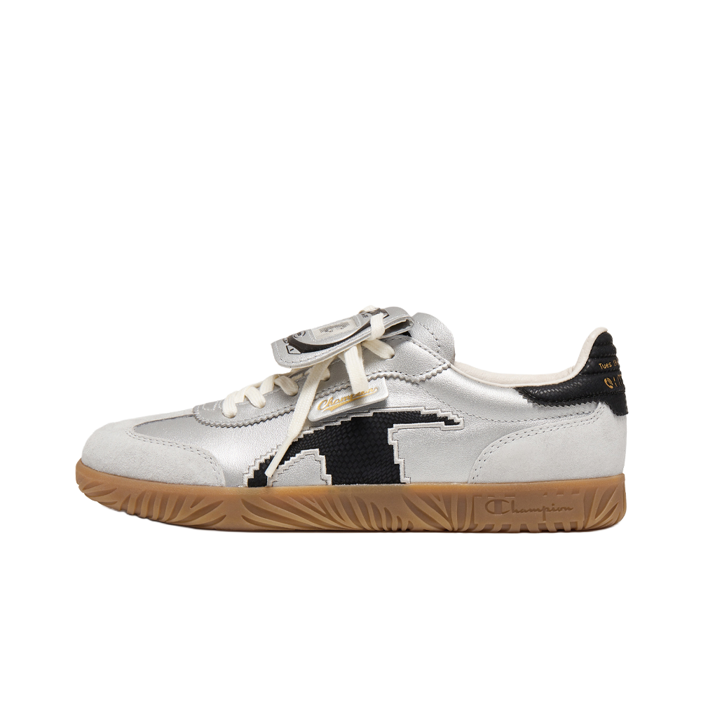 Мужские кеды Champion Champ T-trainer BP (серебристо-черные)