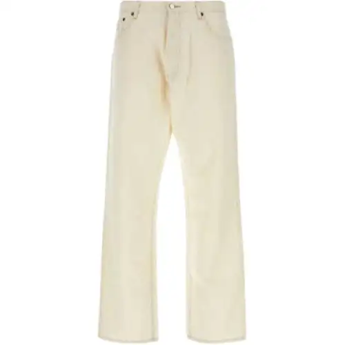 PRADA Casual Pants Men's Ecru Moderate Straight Fit Pants