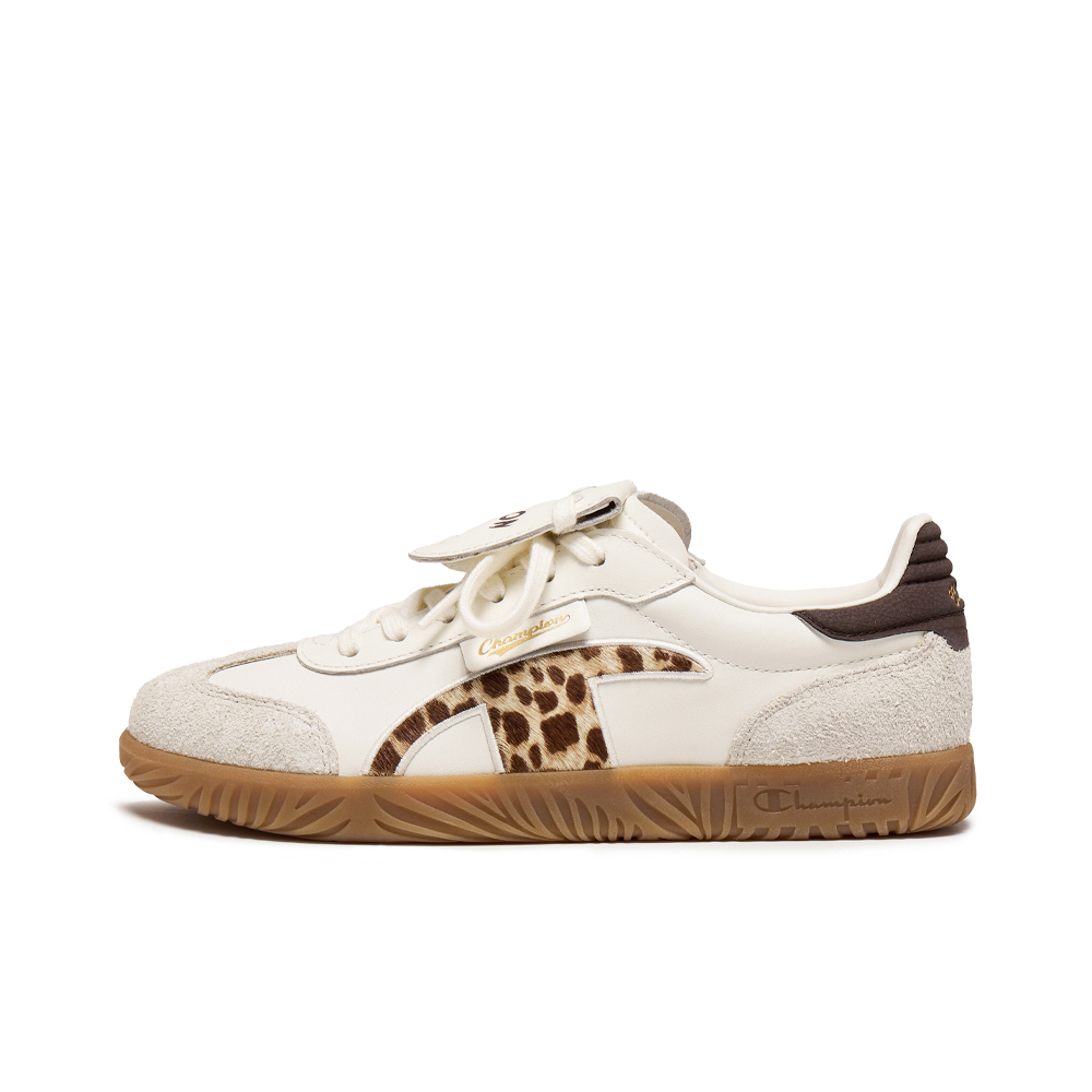 Женские кеды Champion Champion Champ T-trainer Leopard / (молочно-белые с леопардовым)