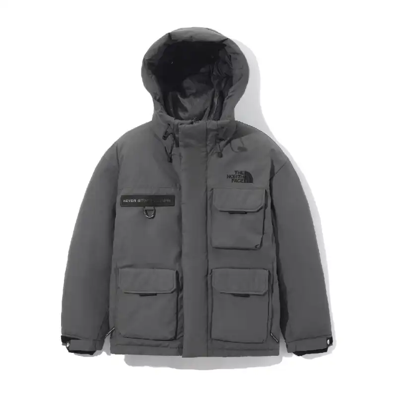 THE NORTH FACE Down Jacket Men's Charcoal Gray