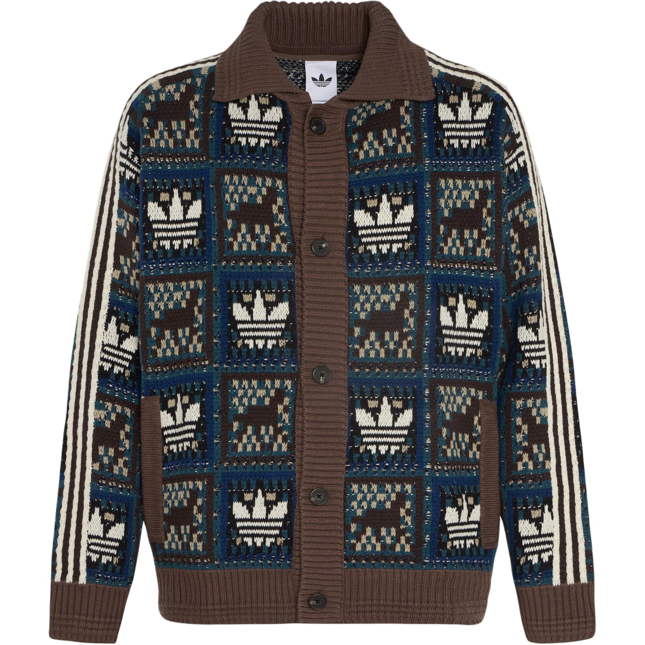 Кофта adidas originals CRAFTED JACKET SWEATER (разноцветная)
