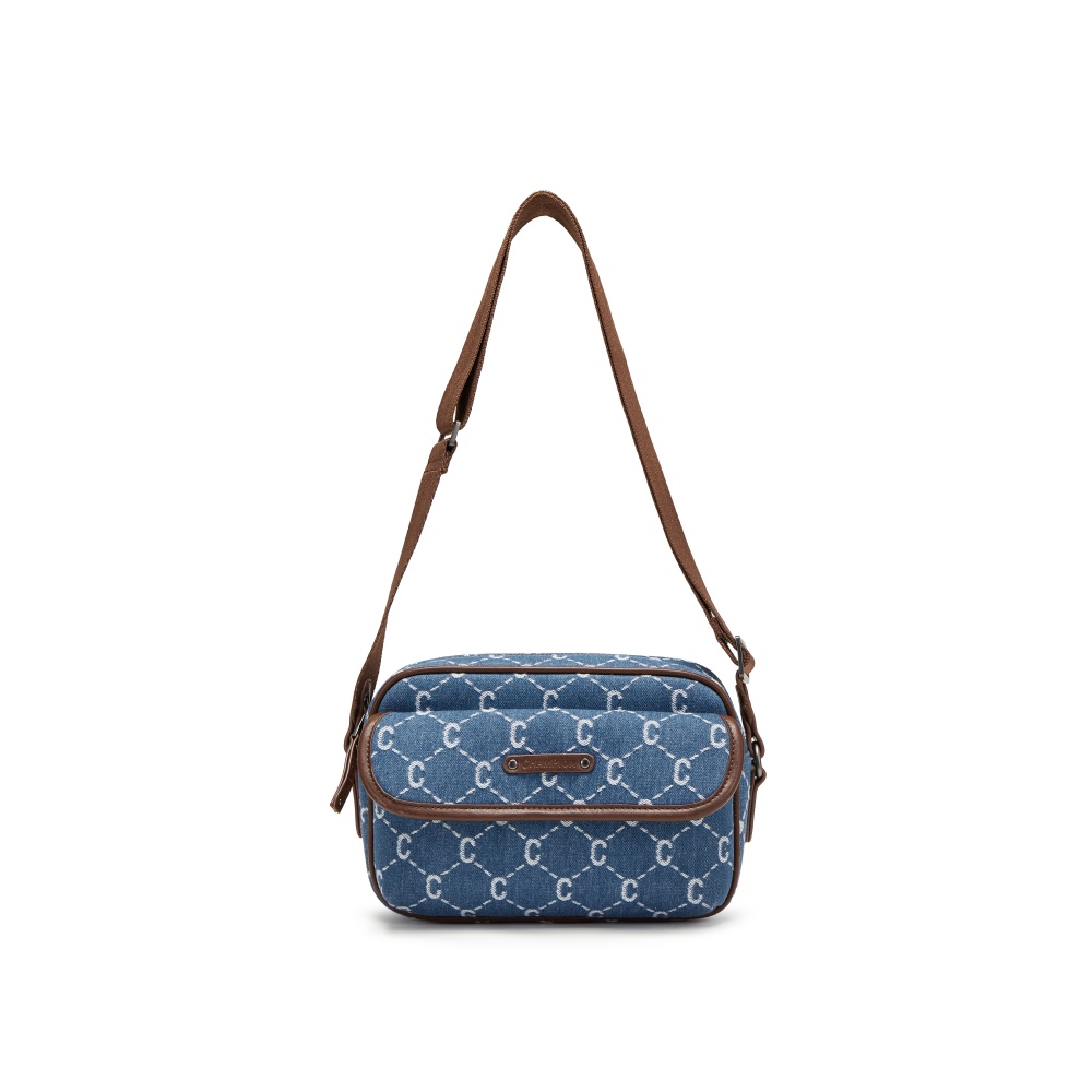 Сумка Champion Campus Mono Flap Crossbody (джинсово-синяя)