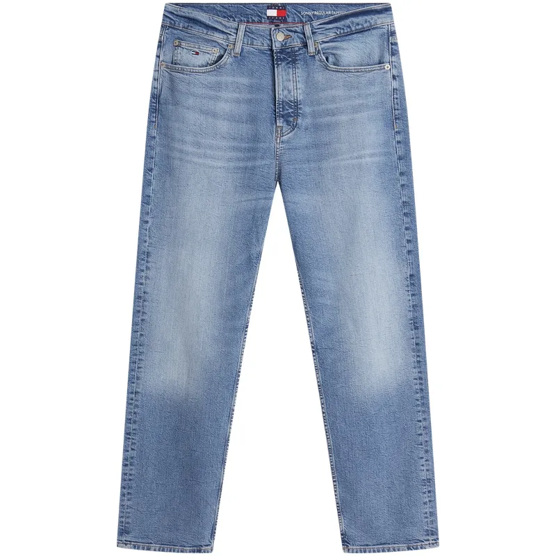 Tommy Hilfiger Jeans Men's Denim Blue 1AB Moderate Tapered Pants