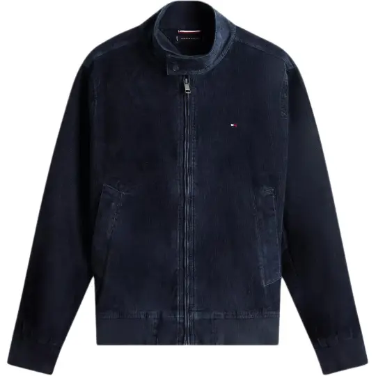 Tommy Hilfiger удобная, универсальная и стильная мужская приталенная повседневная куртка Harrington стрейч