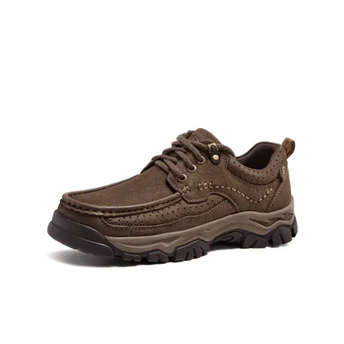 CAMEL Camel cow leather comfortable urban outdoor classic casual leather shoes men's style
