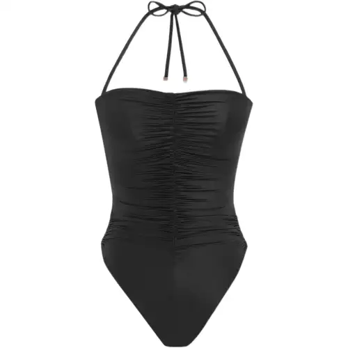 SAINT LAURENT Halterneck Sleeveless Swimsuit