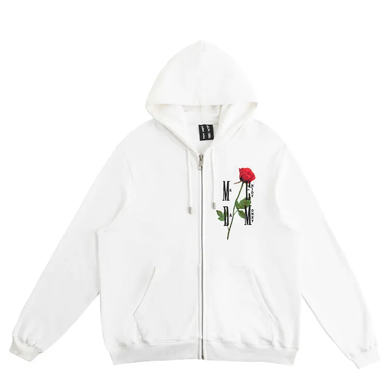 MR.ENJOYDA MONEY Sweatshirts Unisex Hooded Moderate Cardigan
