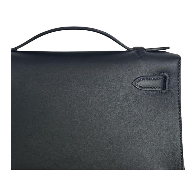 Женская сумка Hermes H551667CZ00 (черно-серебристая) — фото 4