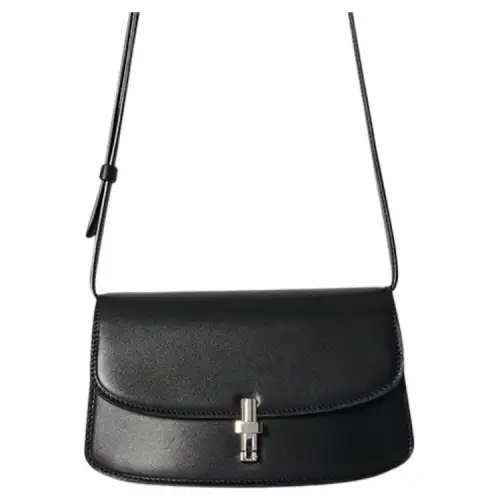 THE ROW Calfskin Shoulder Bag, Crossbody Bag Small Women's Black