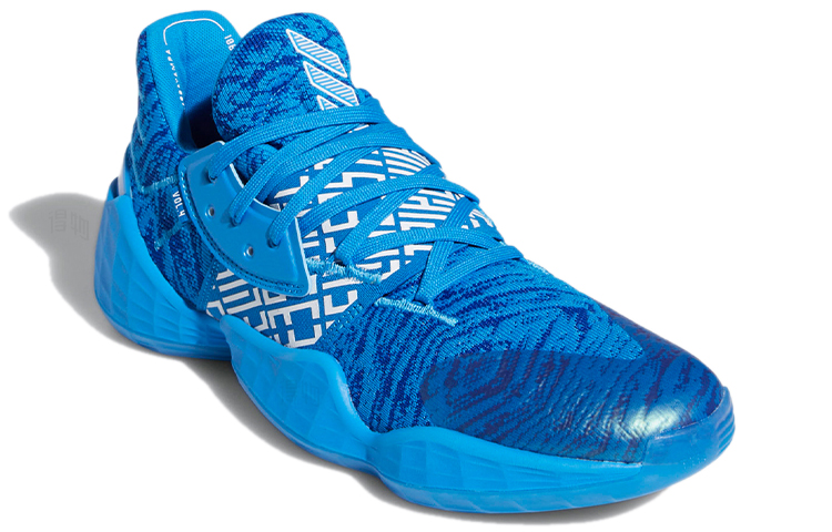 Мужские кроссовки adidas Harden Vol. 4 (сине-белые) — Синий / белый — фото 3