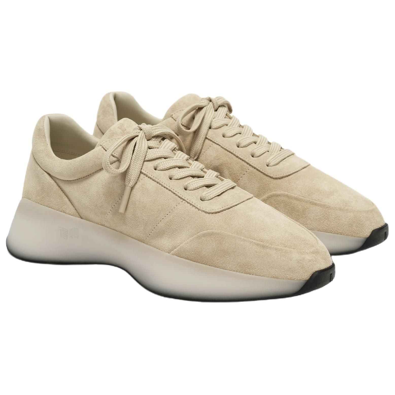 Мужские кроссовки Fear of God Vintage Runner (бежевые) — фото 2