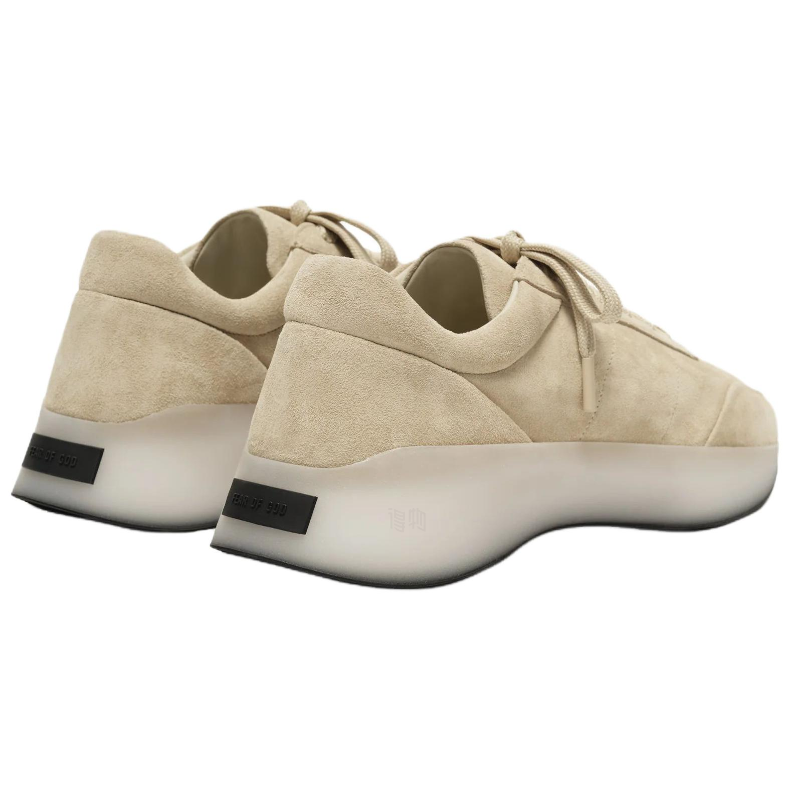 Мужские кроссовки Fear of God Vintage Runner (бежевые) — фото 3