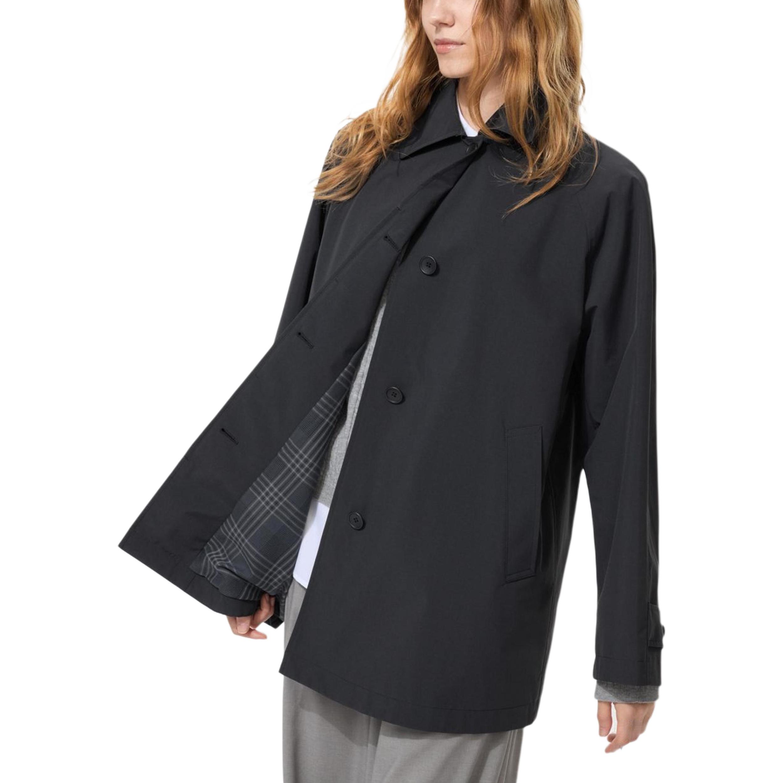 Женское пальто UNIQLO UNIQLO SS26 SS26 (черное)