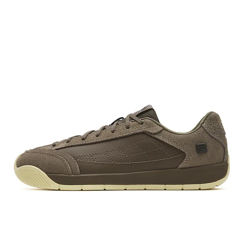 FILA TROFEO Cushioning Abrasion Resistant Coverage Lightweight Low top Tennis Shoes Women's Coffee