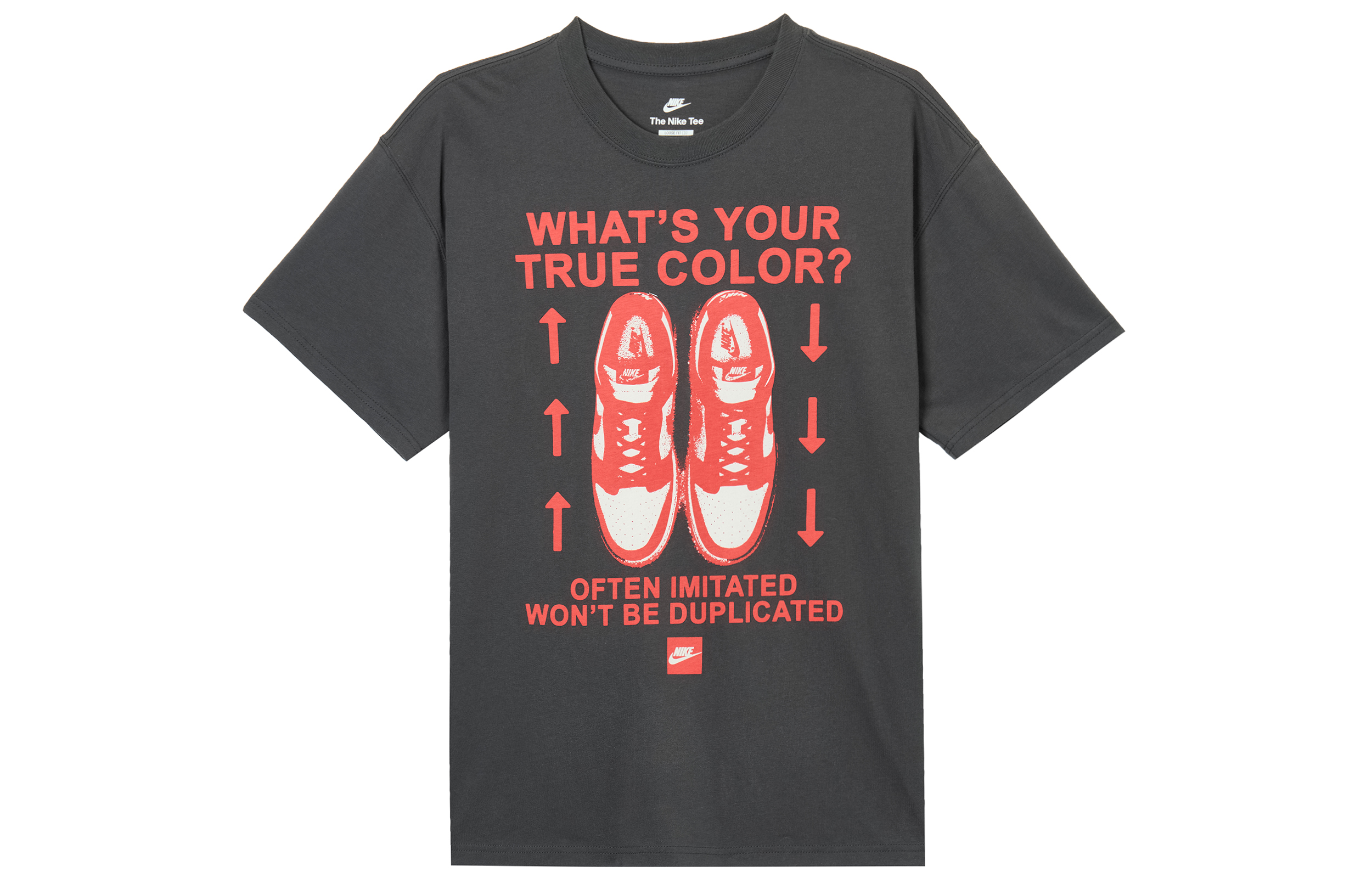 Мужская футболка Nike Sportswear (угольно-черная)