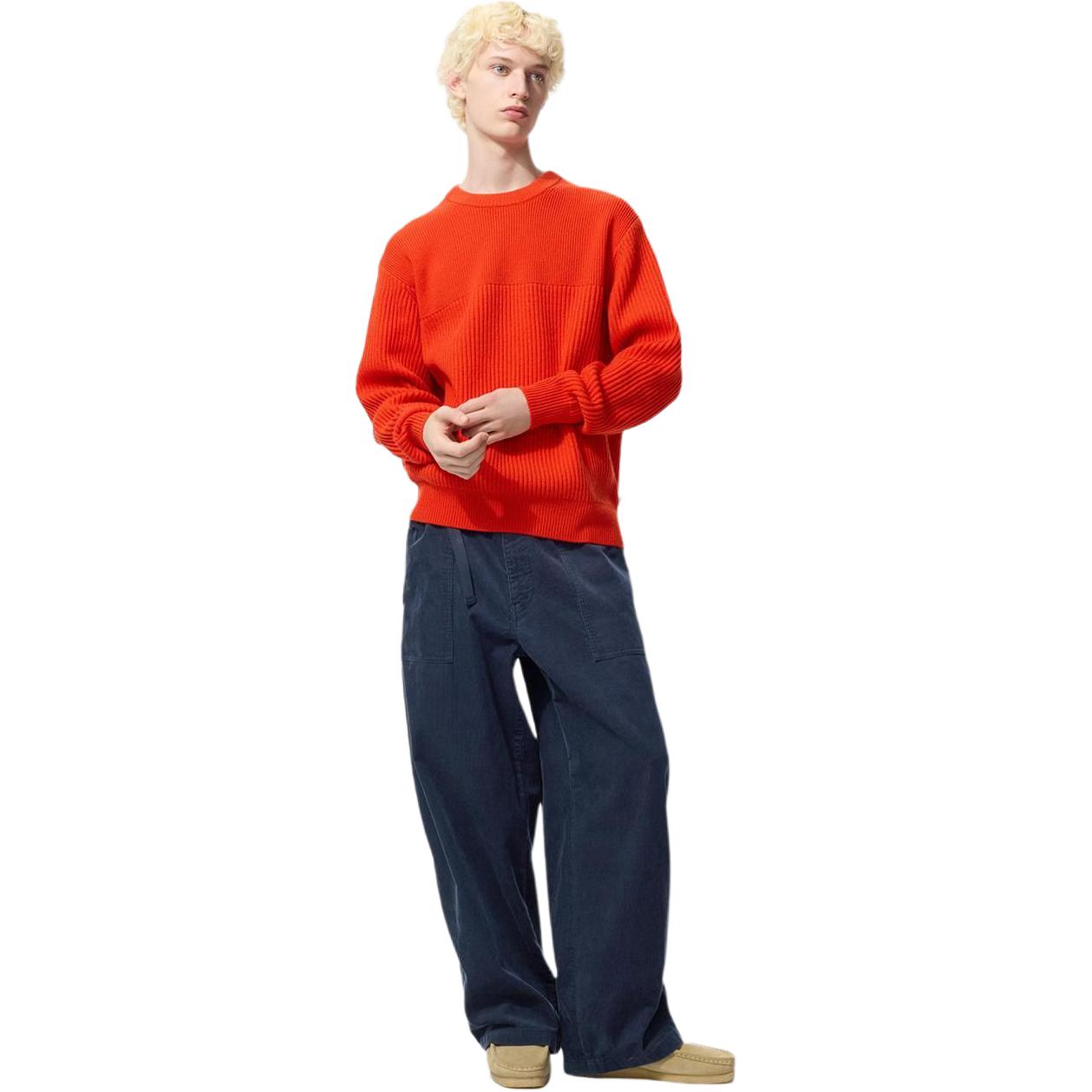 Мужские штаны UNIQLO x JW Anderson Corduroy Pants (синие)