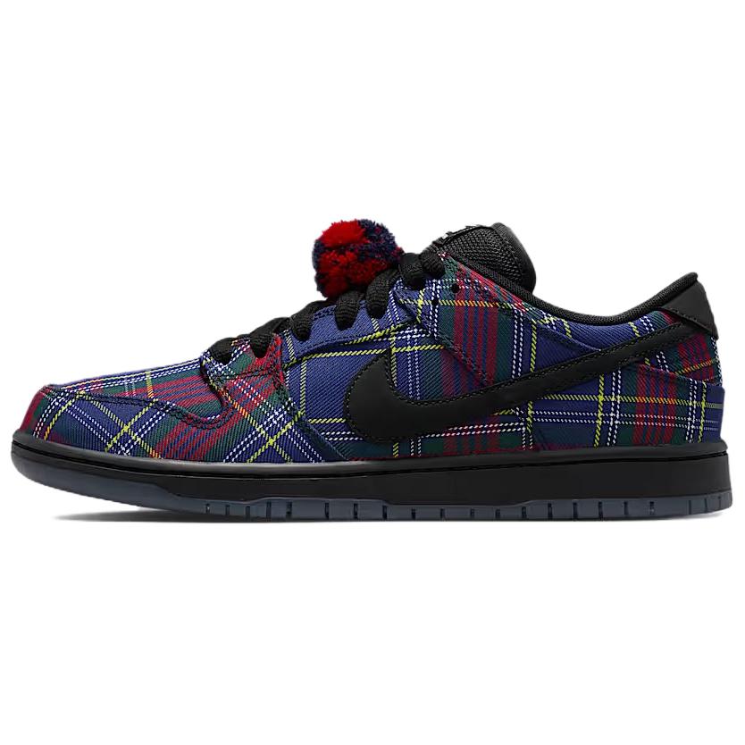 Мужские кеды Nike Dunk SB Low Pro QS (красно-синие)