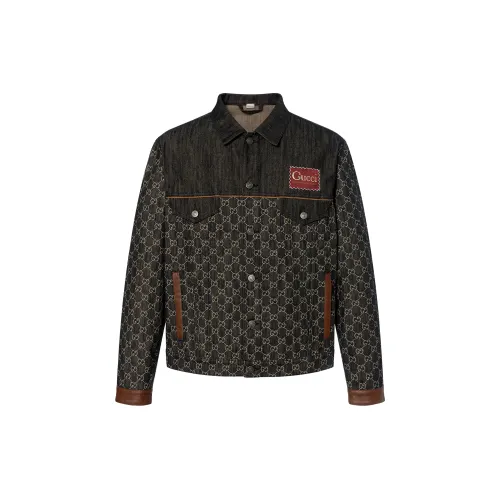GUCCI Jackets & Coats Men's Brown