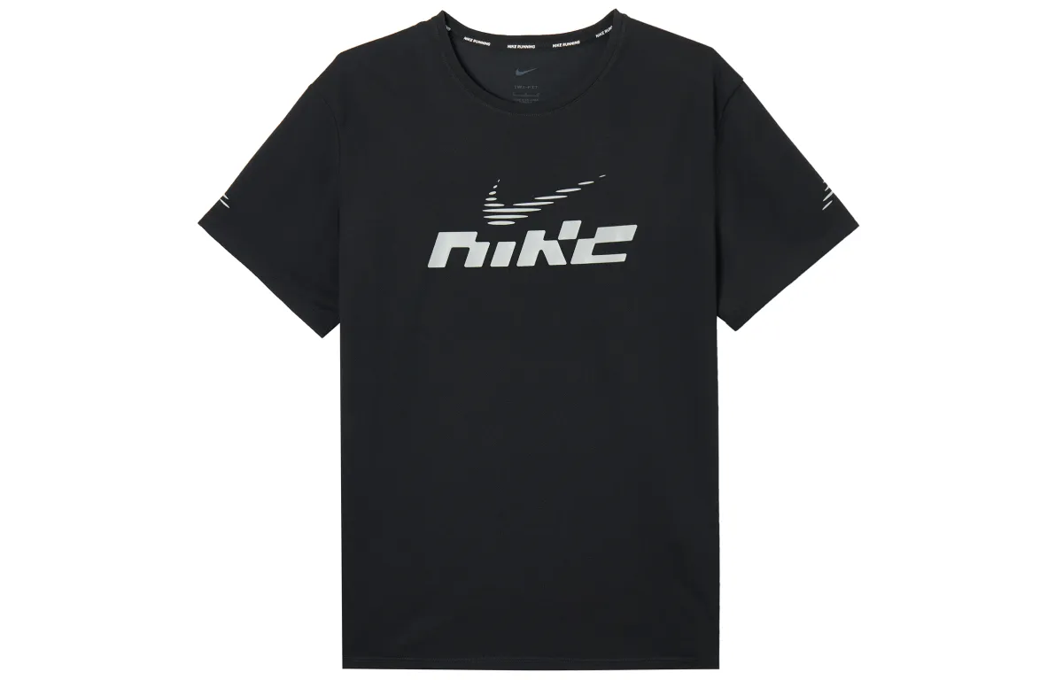 Nike Miler Flash T Shirt Men's Black