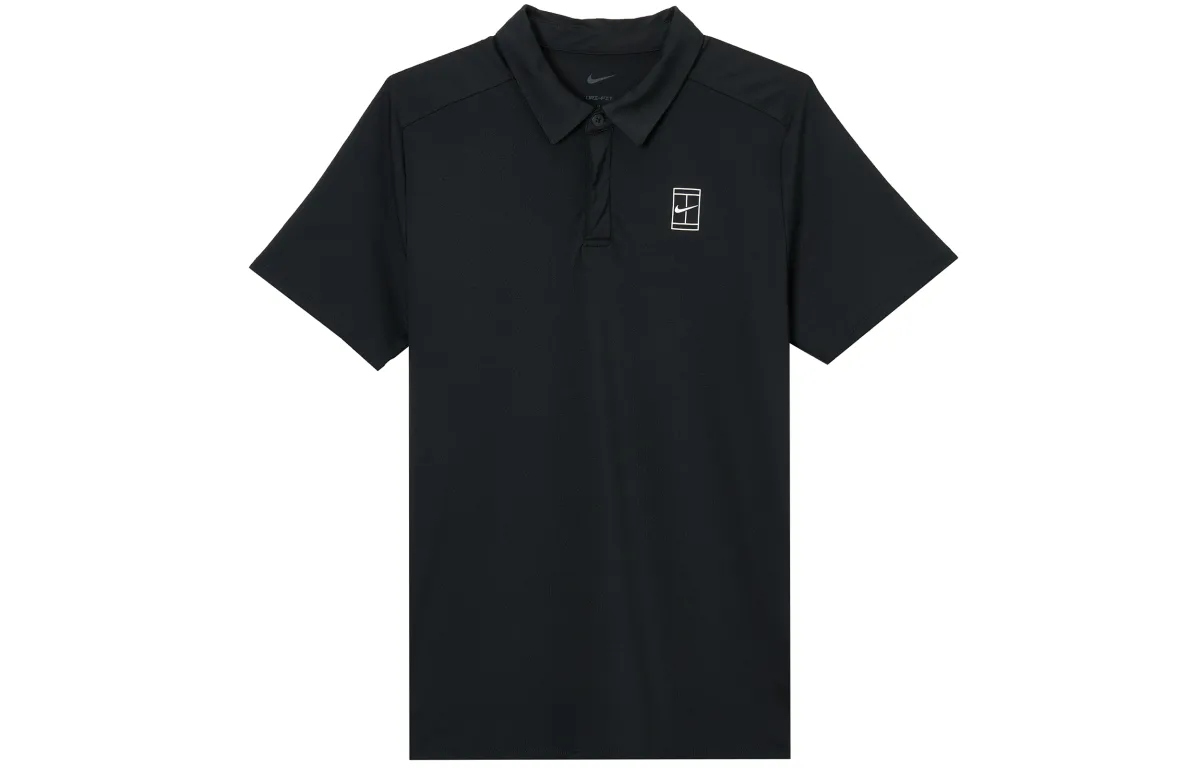 Nike Court AdvantageDri Fit T Shirt Men's Black/White