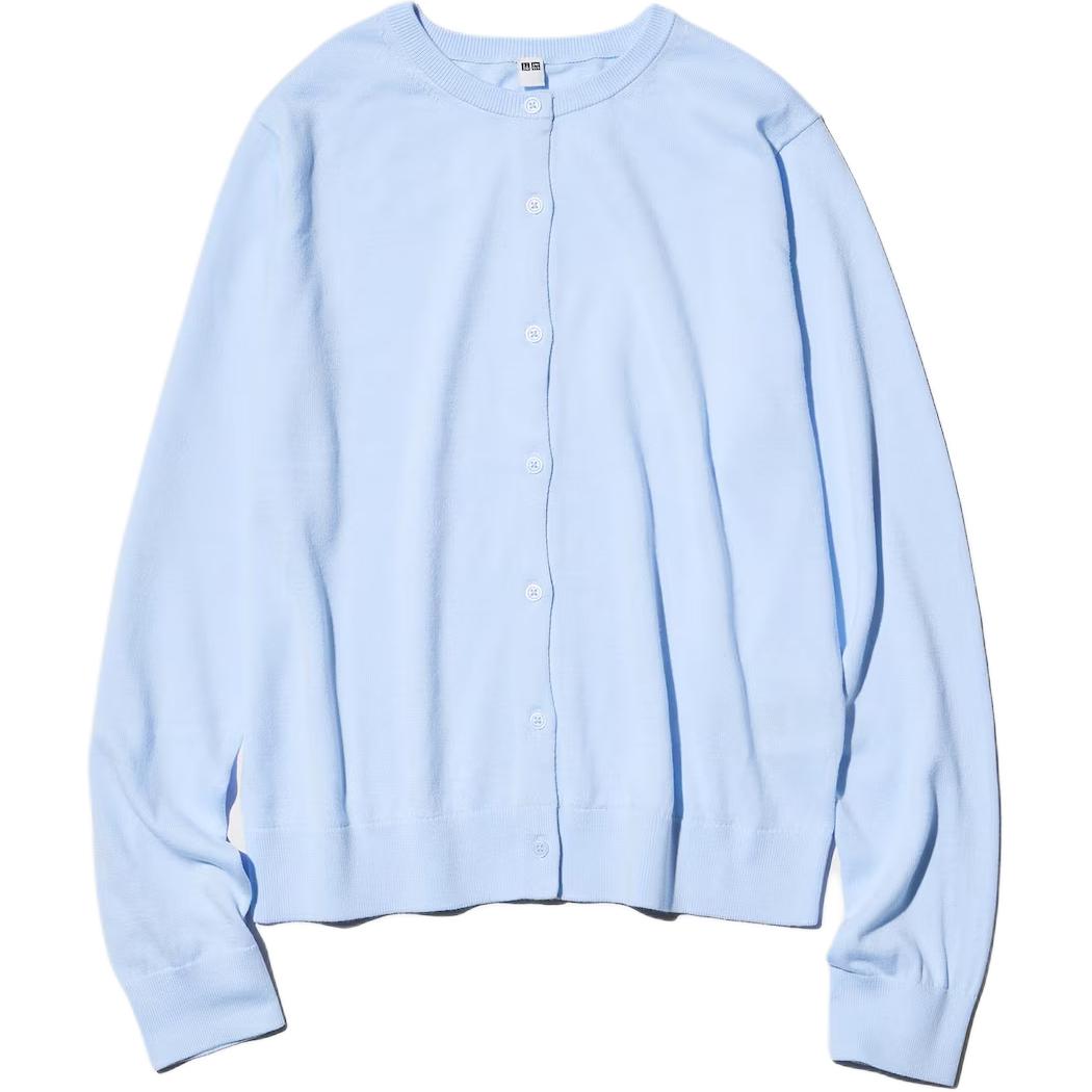 Женский кардиган UNIQLO SS26 (серый)