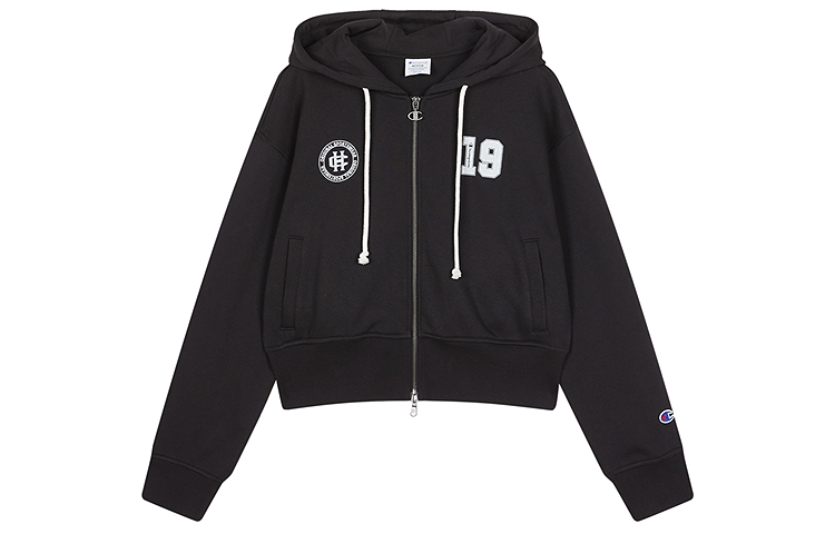 Женское худи Champion Campus SS26 (черное)
