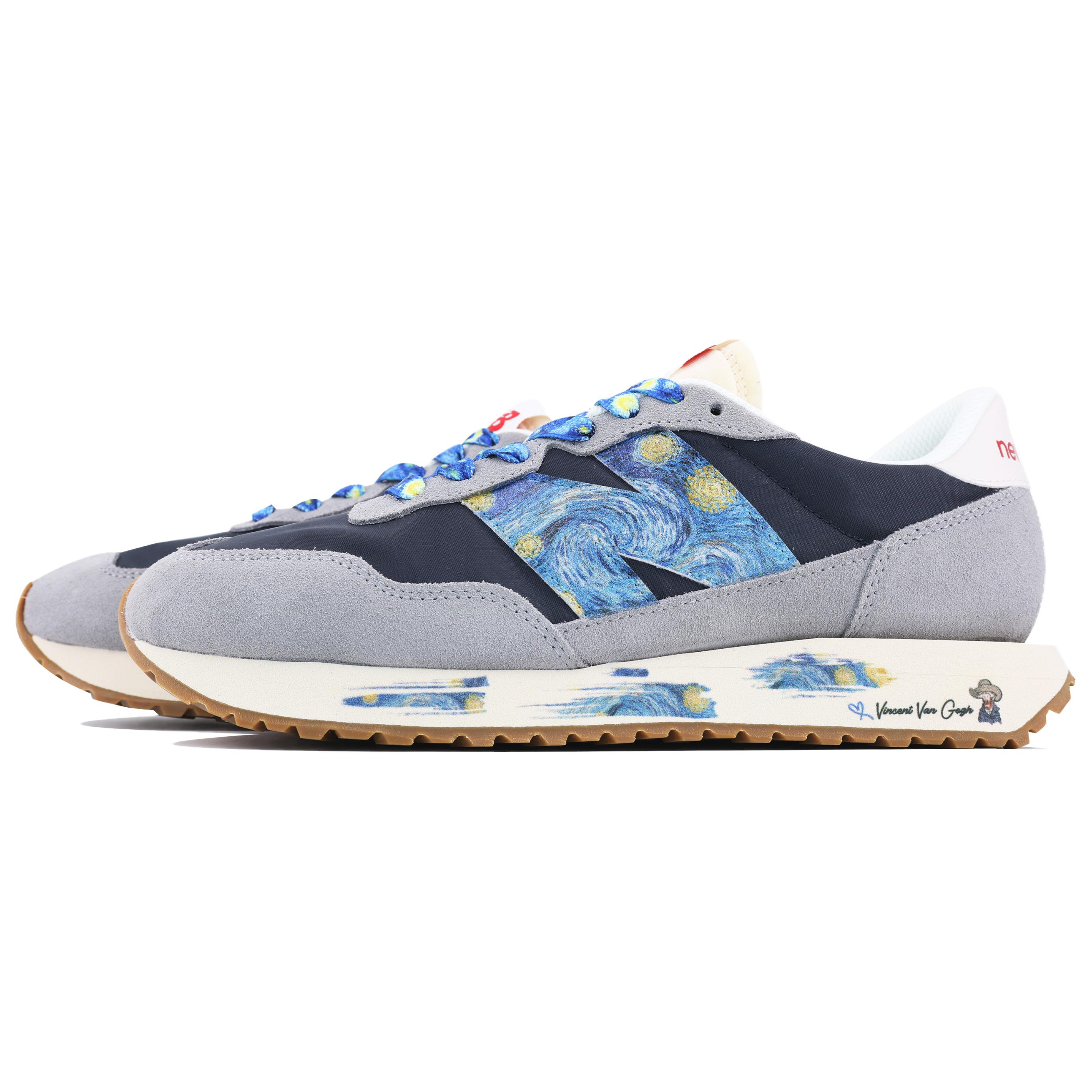 New Balance NB 237 Textile, Split Cow Leather Cushioning Slip Resistant Abrasion Resistant Breathable