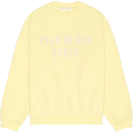 Fear Of God Essentials logo appliqué sweater