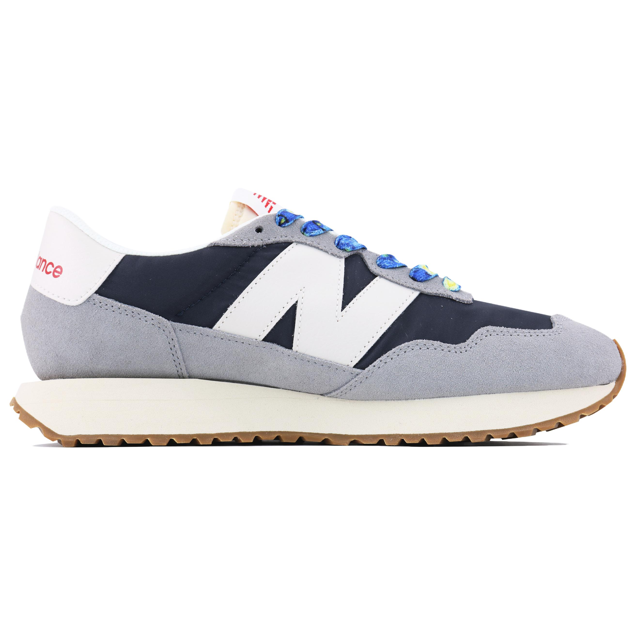 New Balance NB 237 Textile, Split Cow Leather Cushioning Slip Resistant Abrasion Resistant Breathable