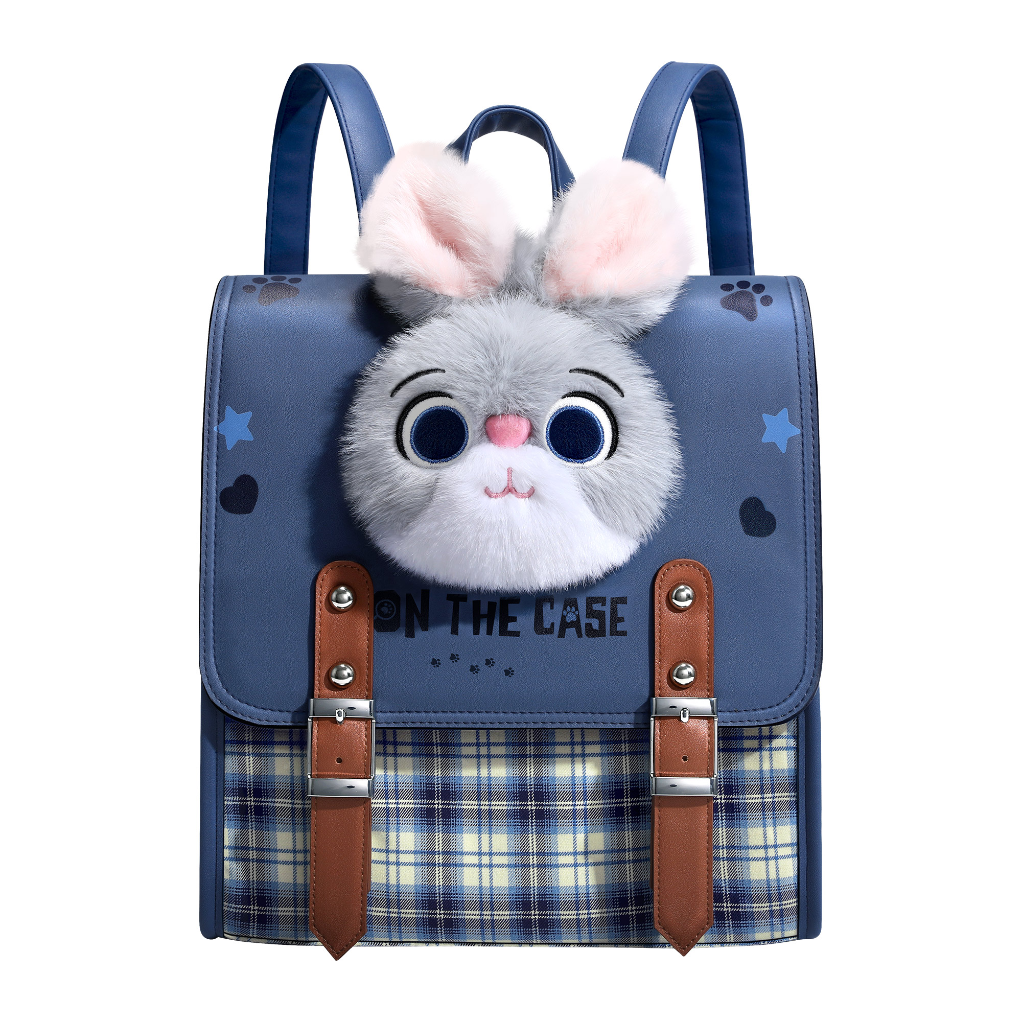Disney Disney, cute plush strawberry, backpack, classic universal multicoloured bag, for secondary school, for students