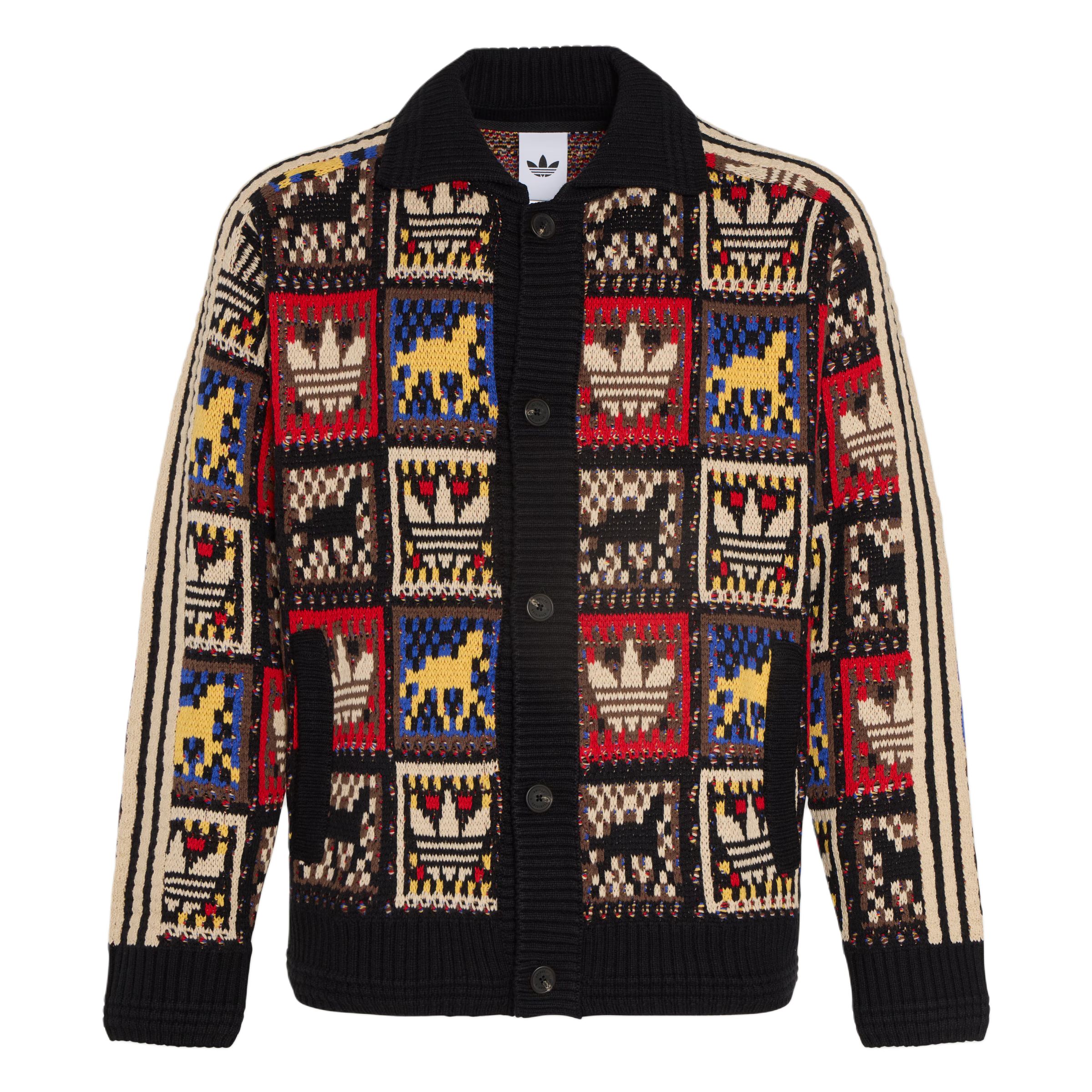 Кардиган adidas originals CRAFTED JACKET SWEATER (разноцветный)