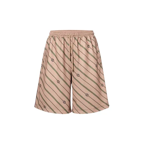 GUCCI Twill Gg Stripe Shorts