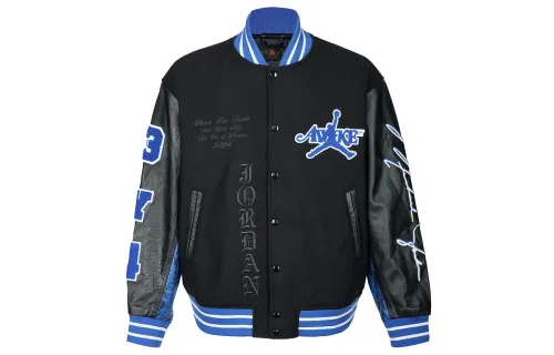 Jordan Apparel Jackets Men's Black Baseball Collar Moderate Other