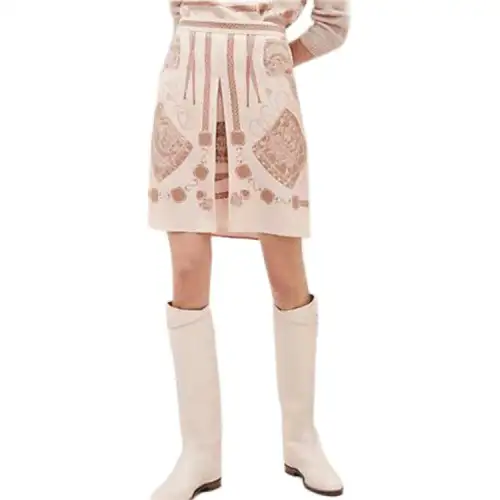 HERMES Casual Short Skirts Women's Multicolor Moderate Short Other