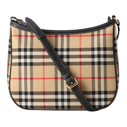 Burberry Cotton Crossbody Bag, Shoulder Bag Women's Brown