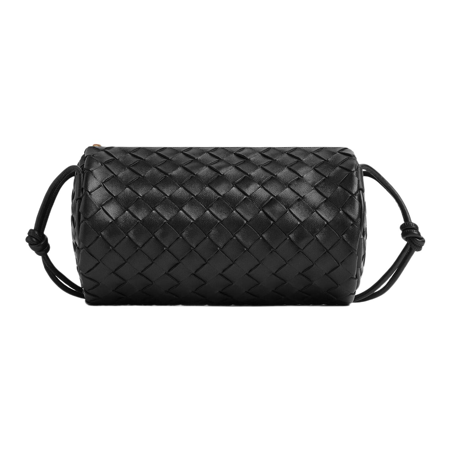 Bottega Veneta Loop Leather Pen Holder, Shoulder Bag, Crossbody Bag Small Women's Black