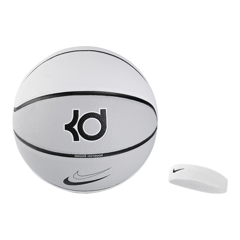 Nike KD Collection DV4205 Pu Basketball White Gray Size 7 Training Unisex