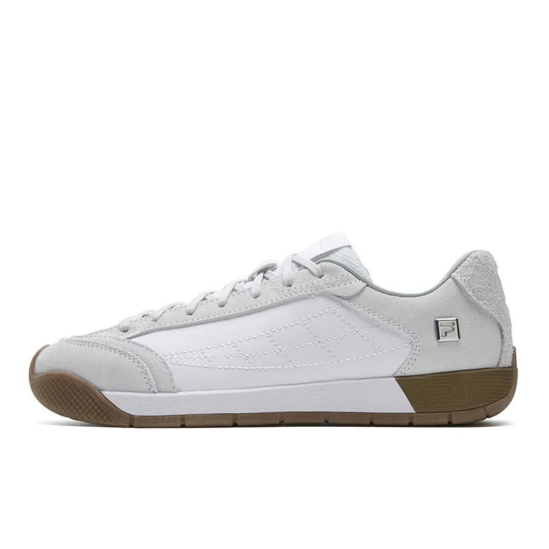FILA TROFEO Cushioning Abrasion Resistant Coverage Lightweight Low top Tennis Shoes Women's White Gray