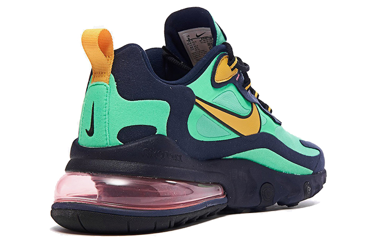 Мужские кроссовки Nike Air Max 270 (черно-зеленые) — фото 3