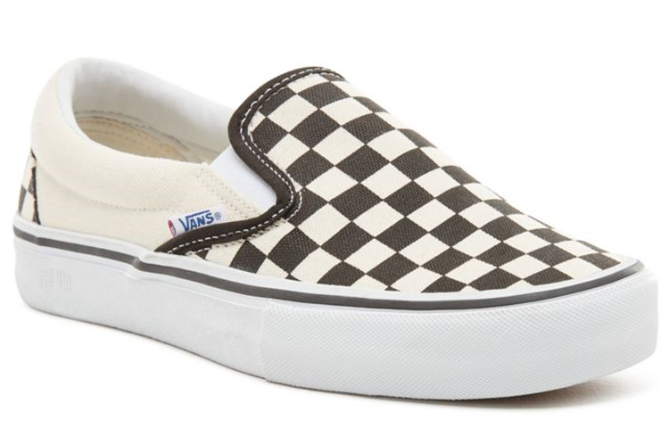 Кеды Vans slip-on Pro Checkerboard (черно-белые) — фото 3