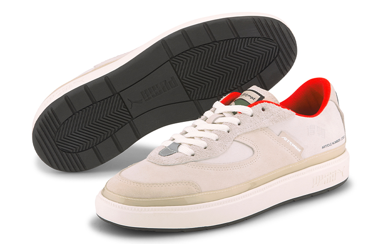 Кеды PUMA x ATTEMPT Oslo Pro (бело-красный) — Белый / красный — фото 2