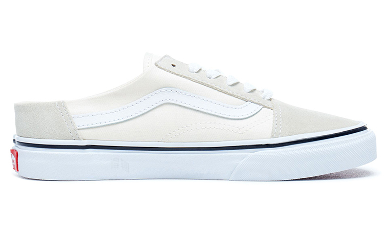 Женские слипоны Vans Old Skool (бежевые) — фото 2