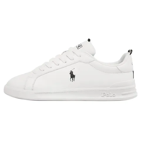 Polo Ralph Lauren Leather Low top Skateboard Shoes Men's White