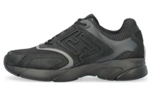 FENDI Faster FF Embossed Detailed Low Top Sneakers