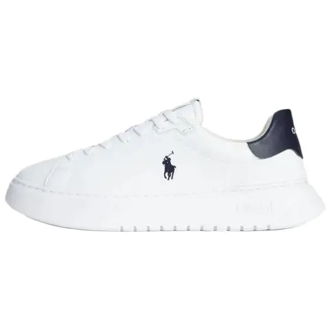 Polo Ralph Lauren leather low-top lace-up sneakers