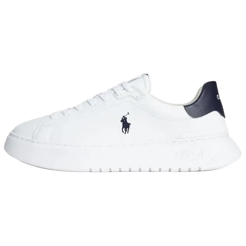 Polo Ralph Lauren leather low-top lace-up sneakers