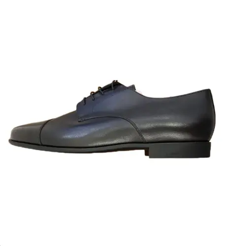 HERMES Dress Shoes Men's Low Top Black