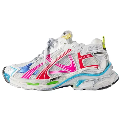 Balenciaga Women's Runner Sneaker 'Worn-Out - White Multi-Color'