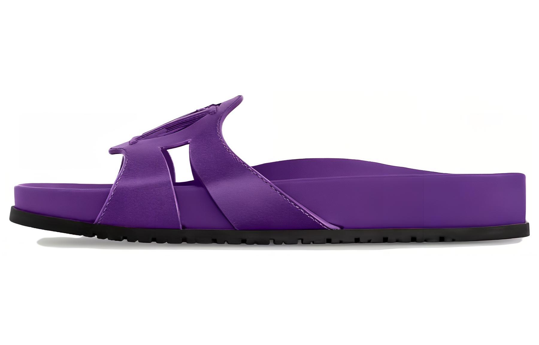 LOUIS VUITTON Isola Slide Slippers Women's Purple